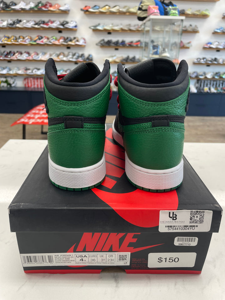 Jordan 1 Retro High Pine Green Black (GS)- Worn