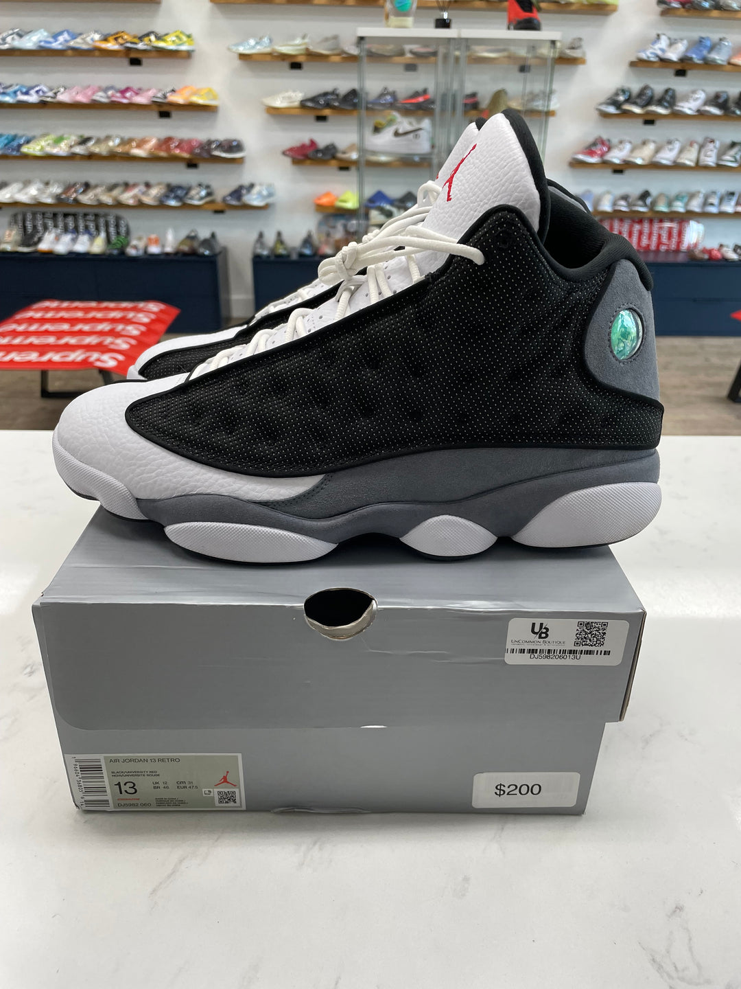 Jordan 13 Retro Black Flint- Worn