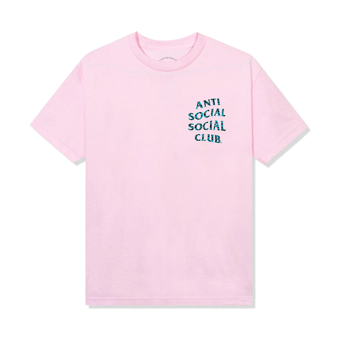 Anti Social Social Club Mind Game Tee Pink Cheetah