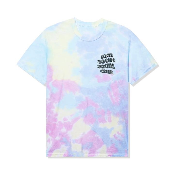 Anti Social Social Club Not Fair Tie-Dye Tee Pastel Rainbow