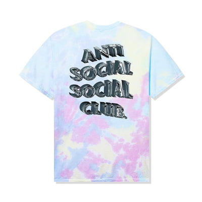 Anti Social Social Club Not Fair Tie-Dye Tee Pastel Rainbow