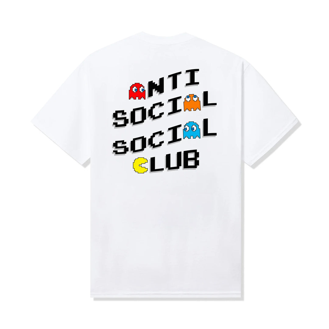 Anti Social Social Club X Pac-Man Pixel Tee White