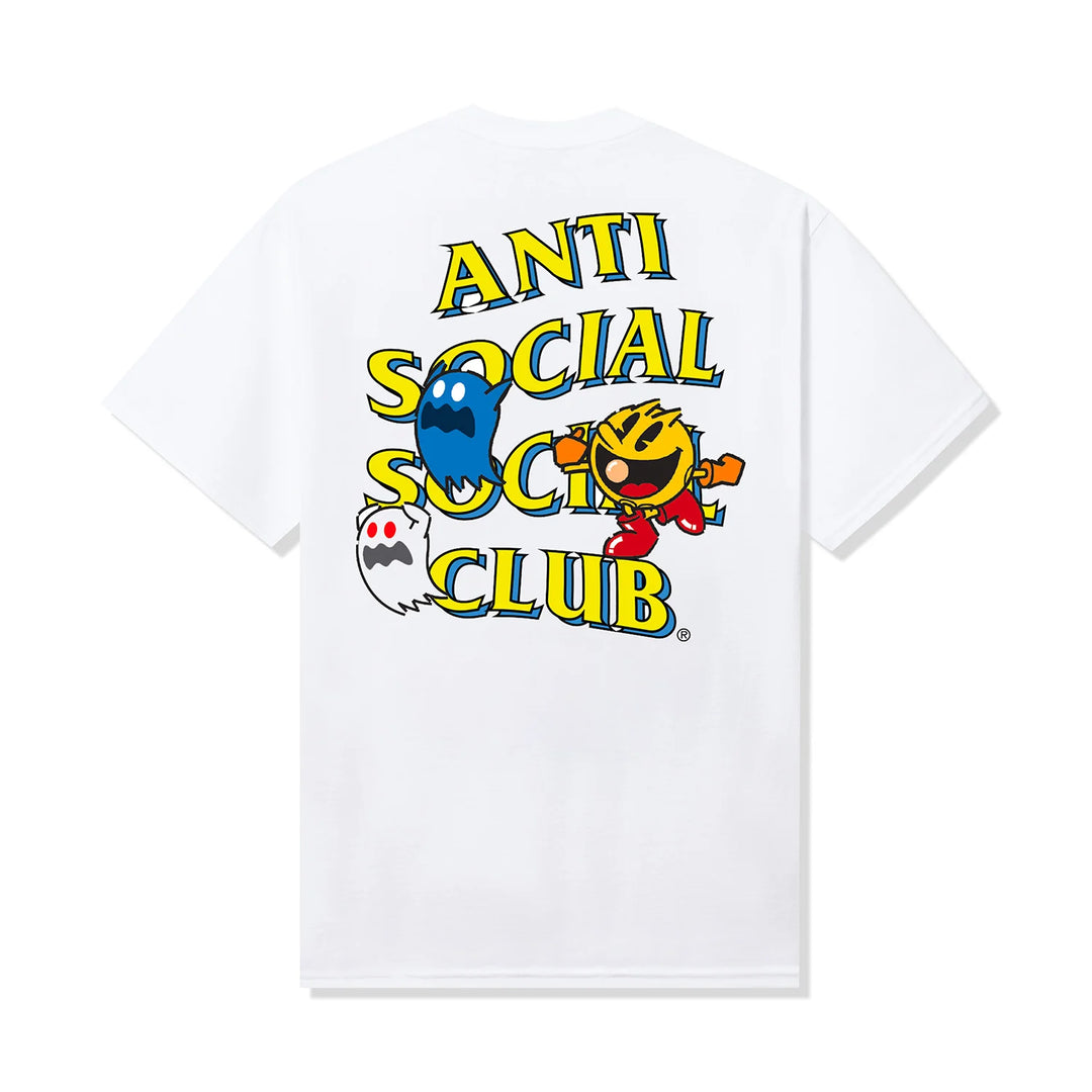 Anti Social Social Club X Pac-Man Run Run Tee White