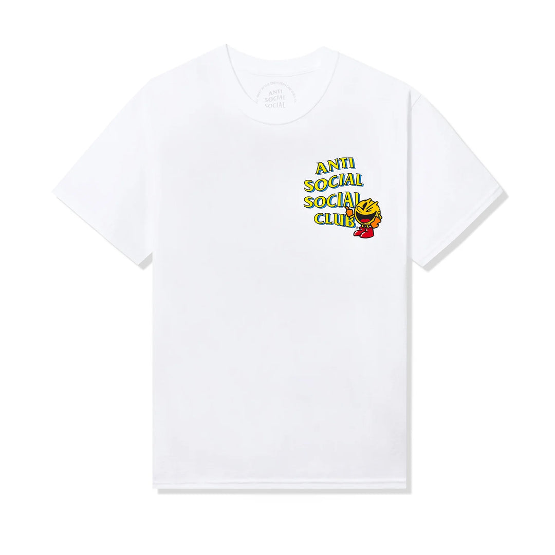 Anti Social Social Club X Pac-Man Run Run Tee White