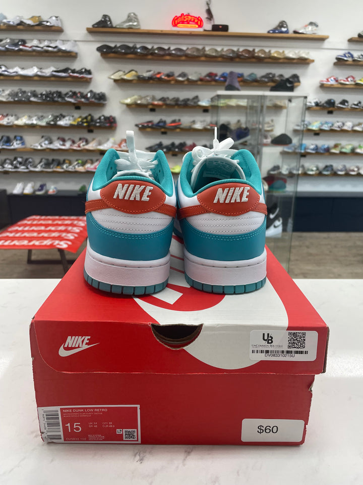 Nike Dunk Low Miami Dolphins - Worn