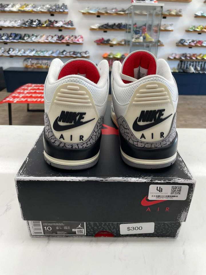 Jordan 3 Retro White Cement Reimagined- Worn