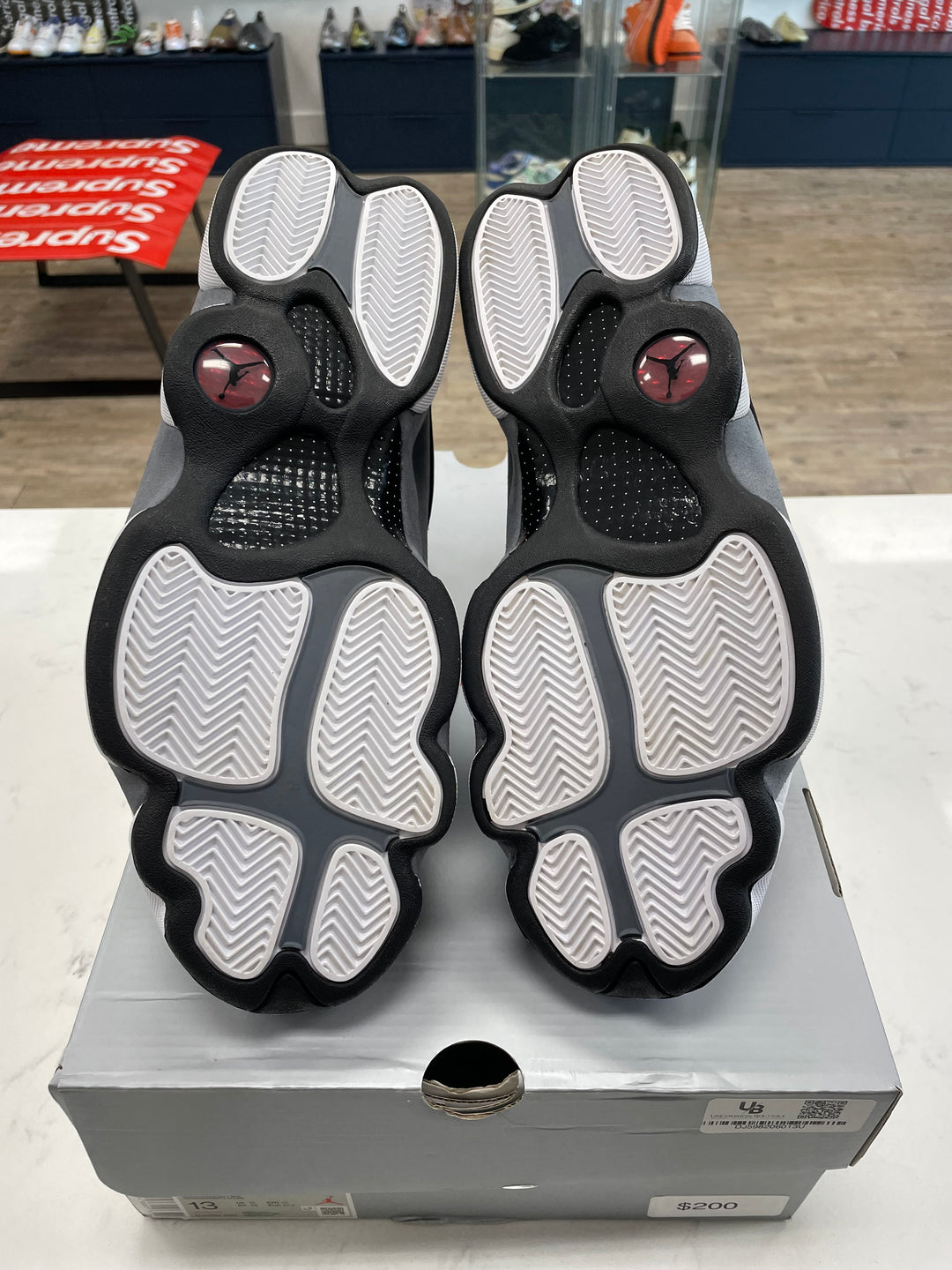 Jordan 13 Retro Black Flint- Worn