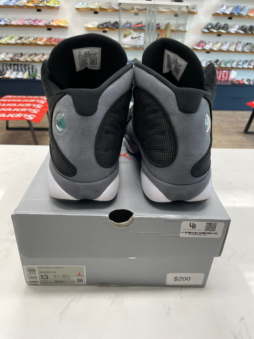 Jordan 13 Retro Black Flint- Worn