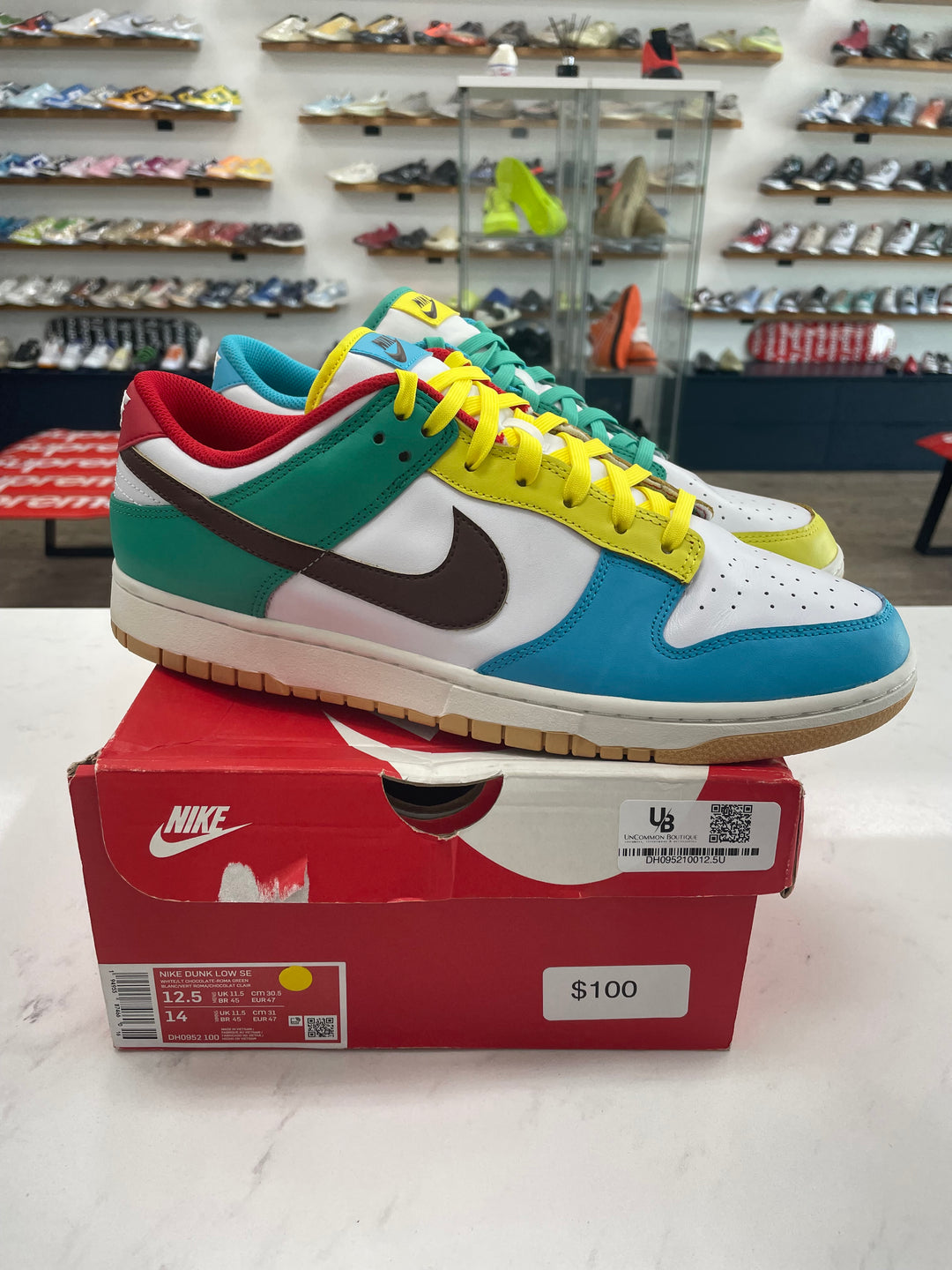 Nike Dunk Low Free 99 White- Worn