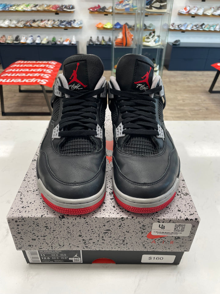 Jordan 4 Retro Bred Reimagined- Worn