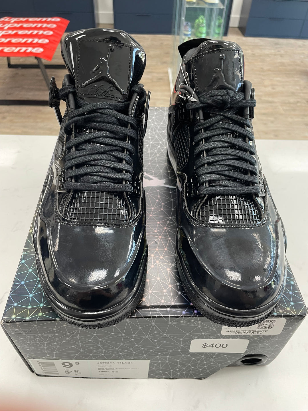 Jordan 4 Retro 11Lab4 Black- Worn