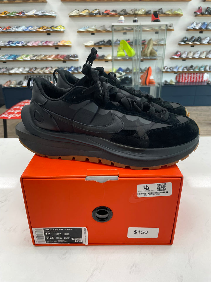 Nike Vaporwaffle sacai Black Gum- Worn