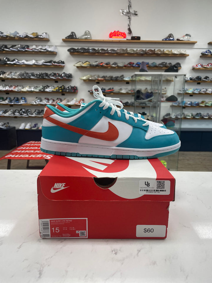 Nike Dunk Low Miami Dolphins - Worn