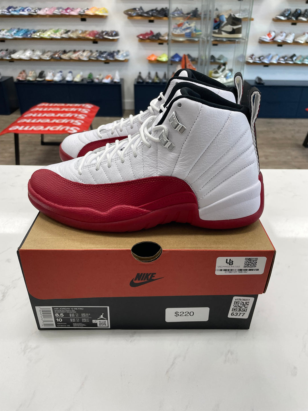 Jordan 12 Retro Cherry (2023)- Worn
