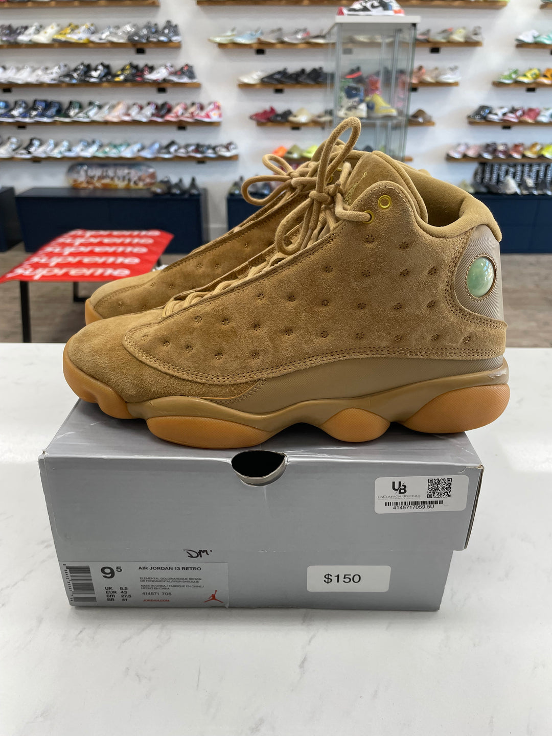 Jordan 13 Retro Wheat- Worn