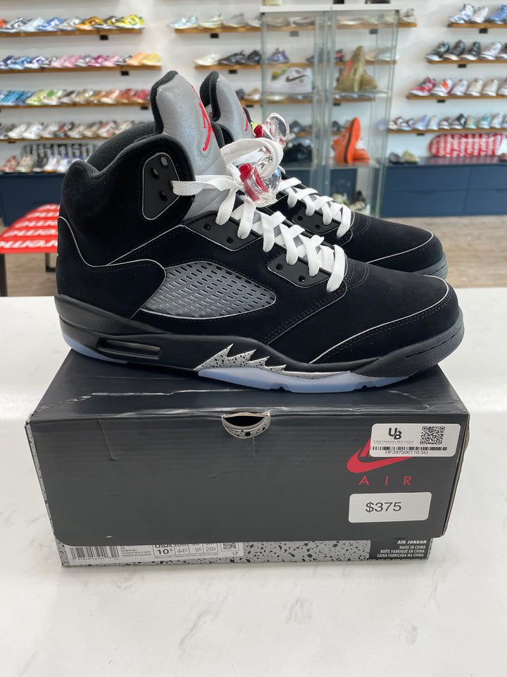 Jordan 5 Retro OG Black Metallic Reimagined- Worn