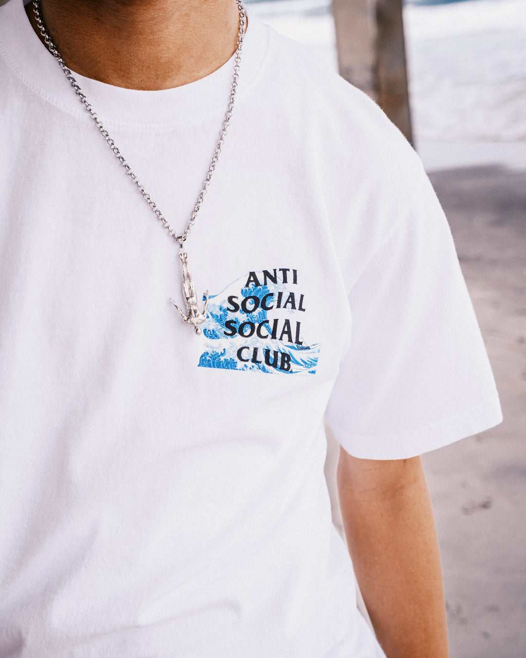 ASSC Tonkatsu: The Great Wave Tee White