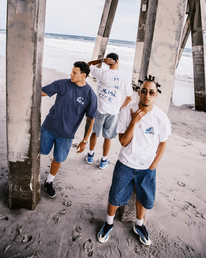 ASSC Tonkatsu: The Great Wave Tee White
