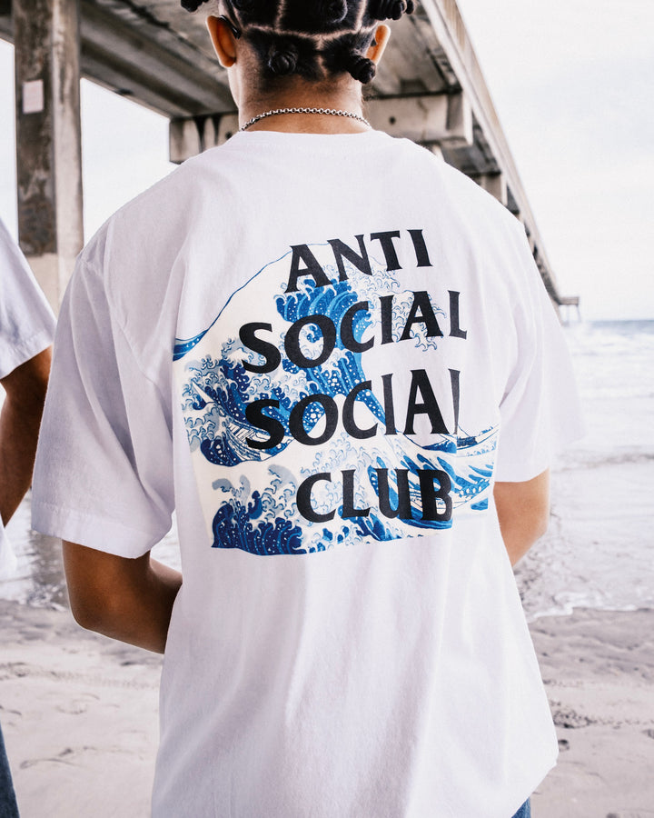 ASSC Tonkatsu: The Great Wave Tee White