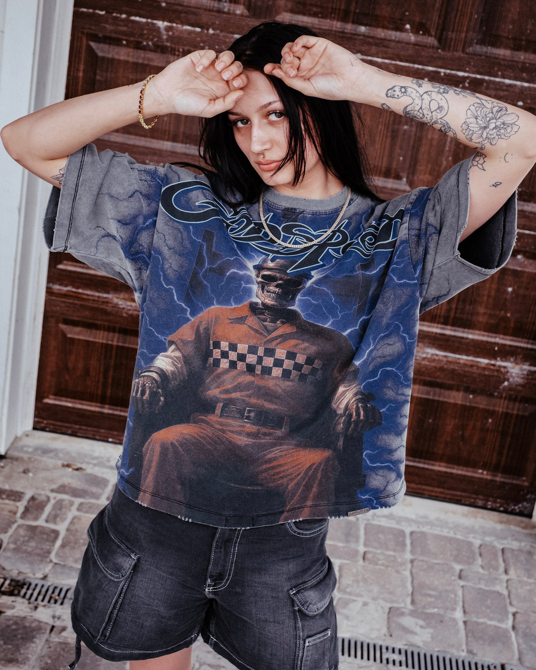 GODSPEED Culture Shock Tee Wash Grey