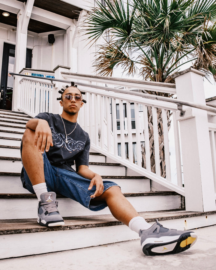 GODSPEED Mercury Logo Tee Black Wash