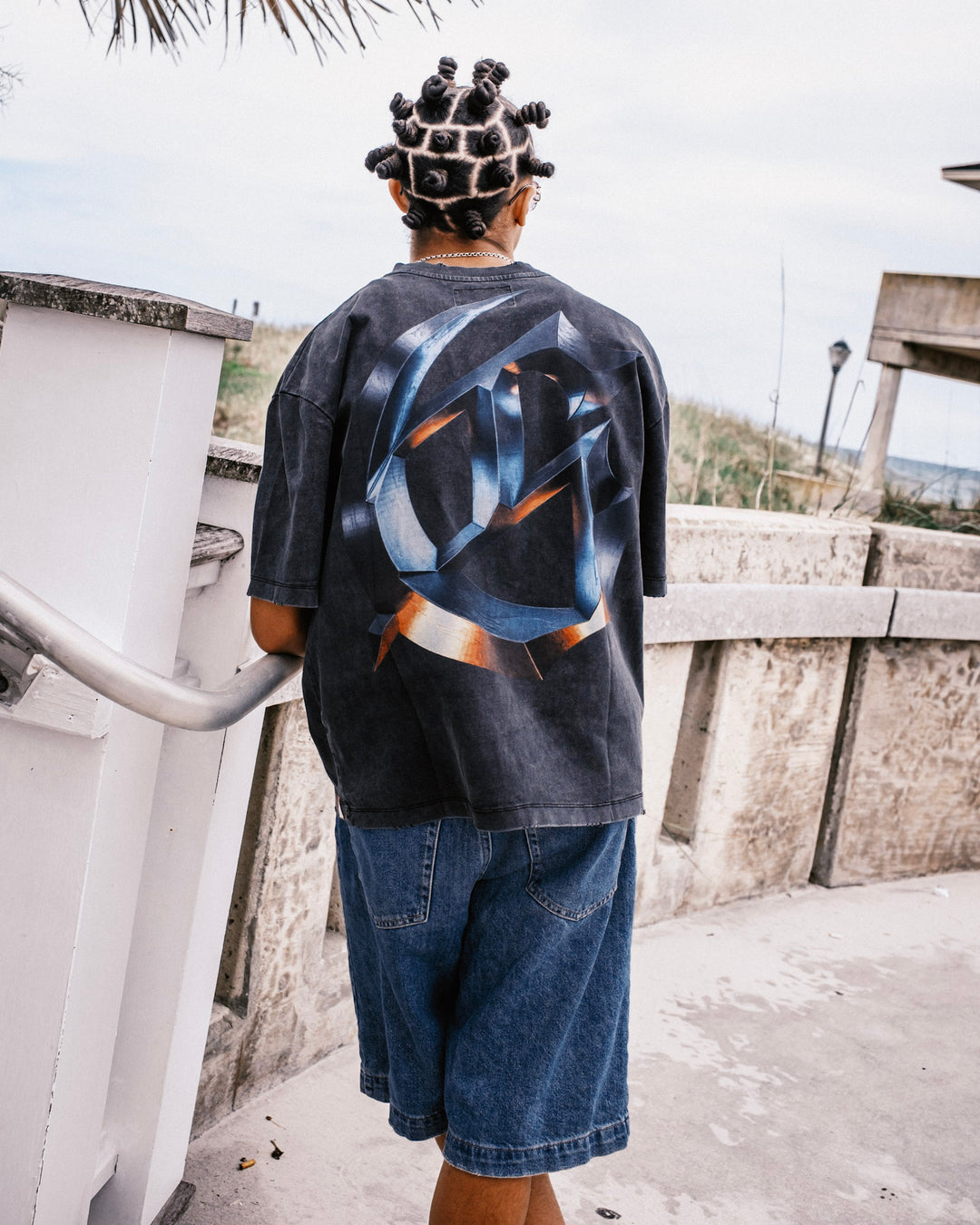 GODSPEED Mercury Logo Tee Black Wash