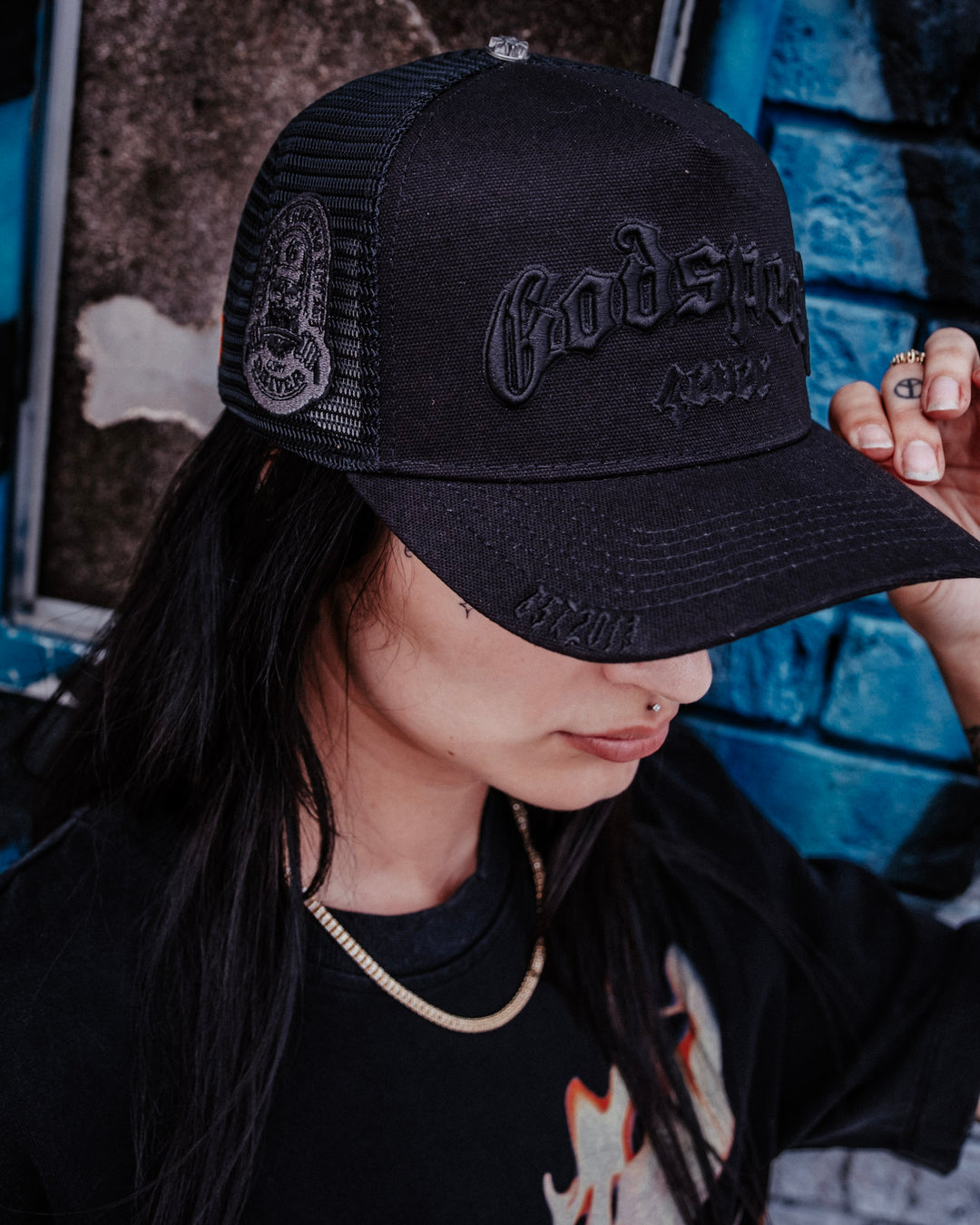 GODSPEED Forever Trucker Hat Black