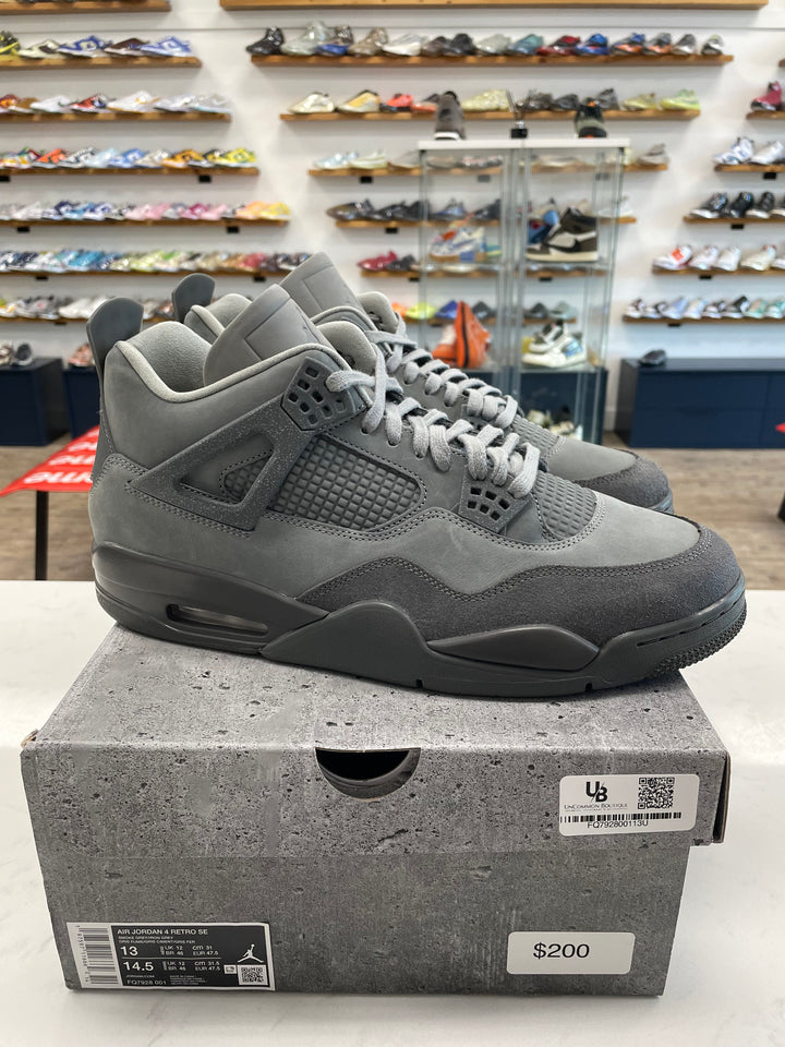 Jordan 4 Retro SE Paris Olympics Wet Cement- Worn