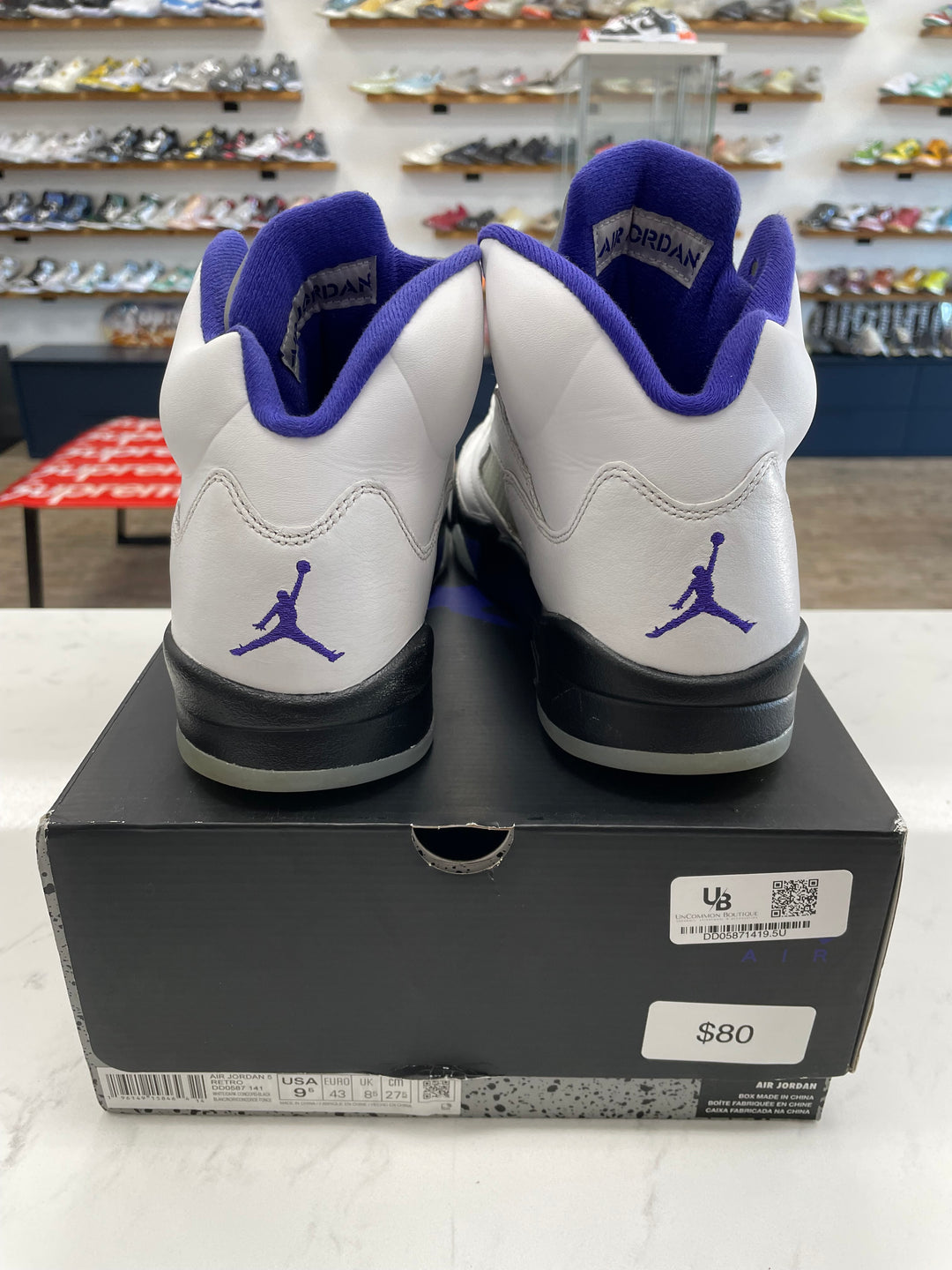 Jordan 5 Retro Dark Concord- Worn