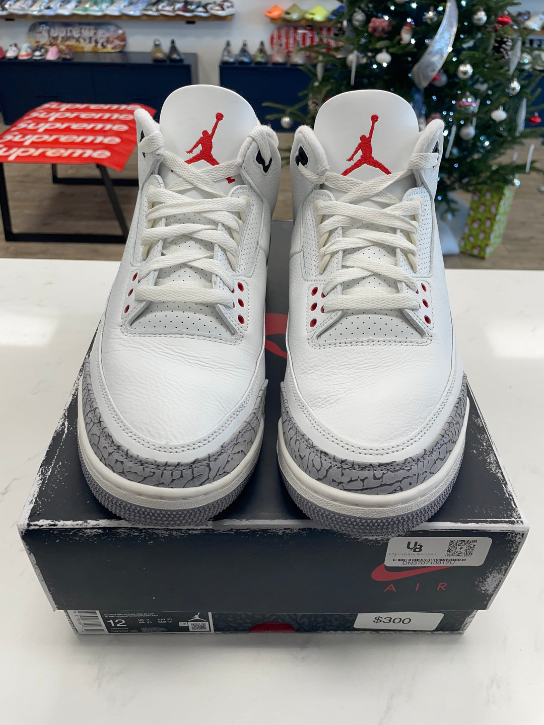 Jordan 3 Retro White Cement Reimagined - Worn