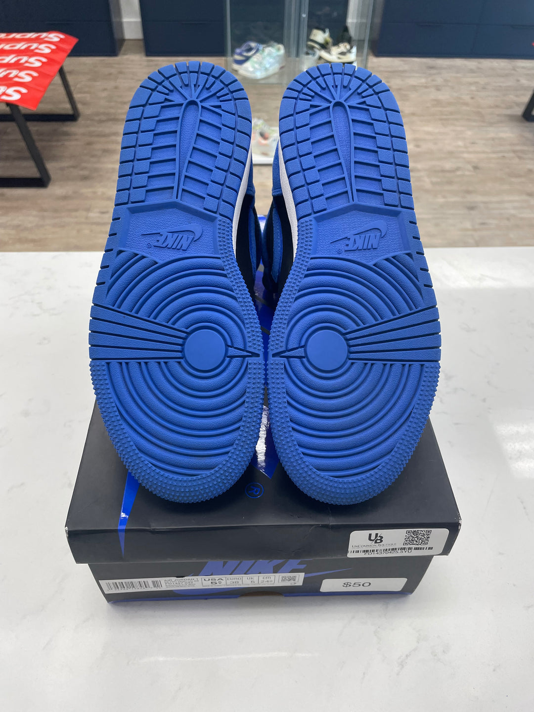 Jordan 1 Retro High OG Royal Reimagined (GS)- Worn