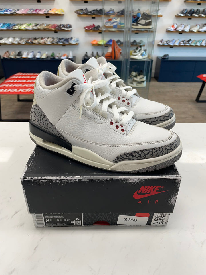 Jordan 3 Retro White Cement Reimagined- Worn