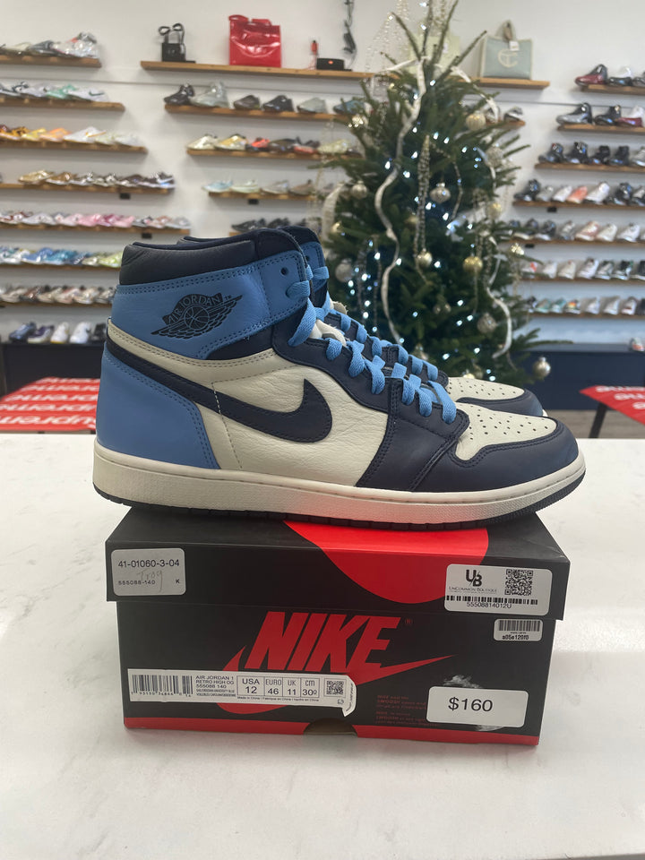Jordan 1 Retro High Obsidian - Worn