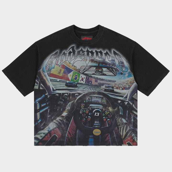GODSPEED Driver Seat Tee Black
