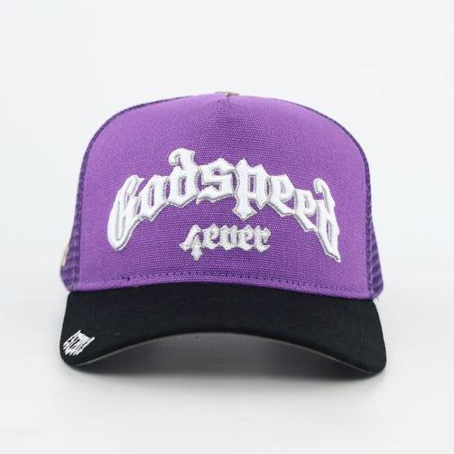 GODSPEED Forever Trucker Hat Purple Black