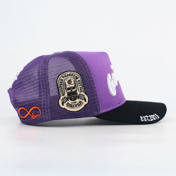 GODSPEED Forever Trucker Hat Purple Black