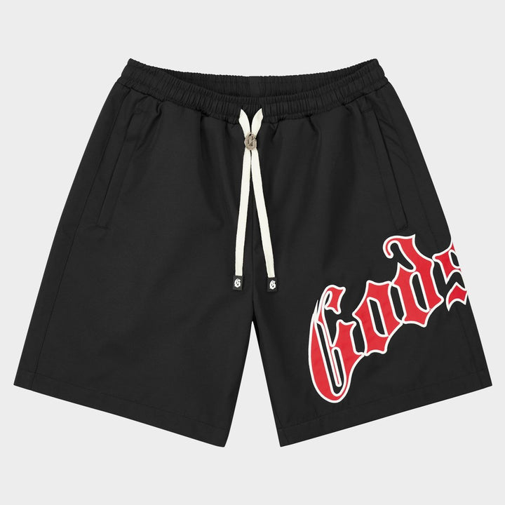 GODSPEED OG Logo Nylon Shorts Bred