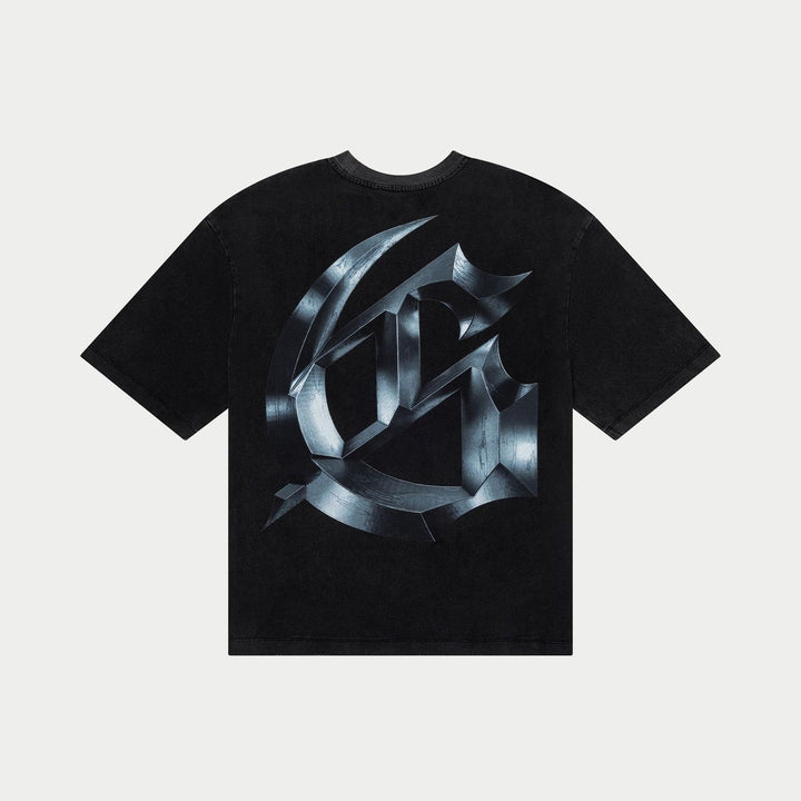 GODSPEED Symmetrical Logo Tee Black Wash