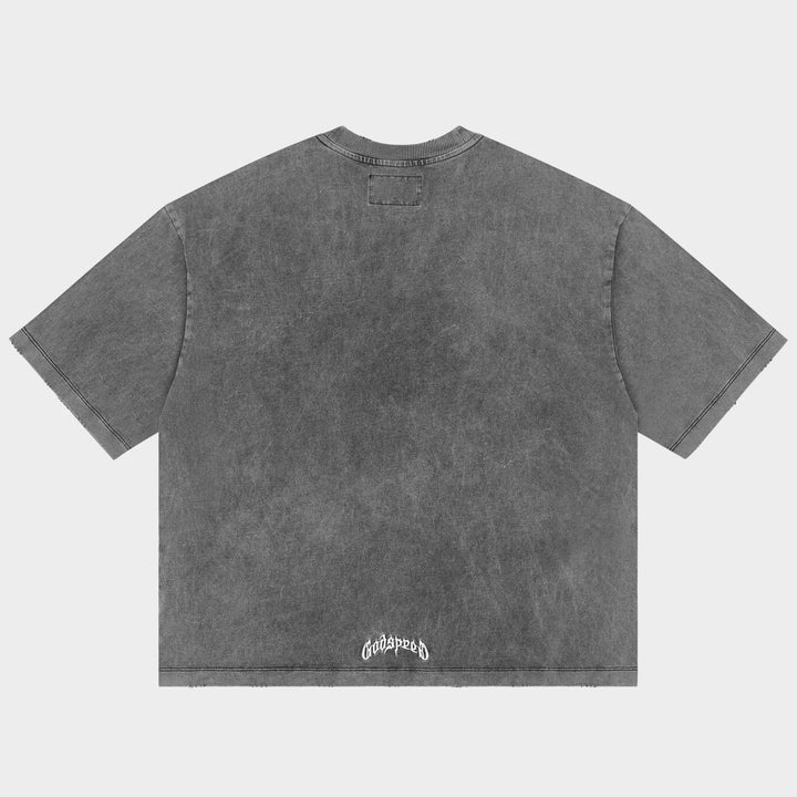 GODSPEED Vital Necessi Tee Wash Grey