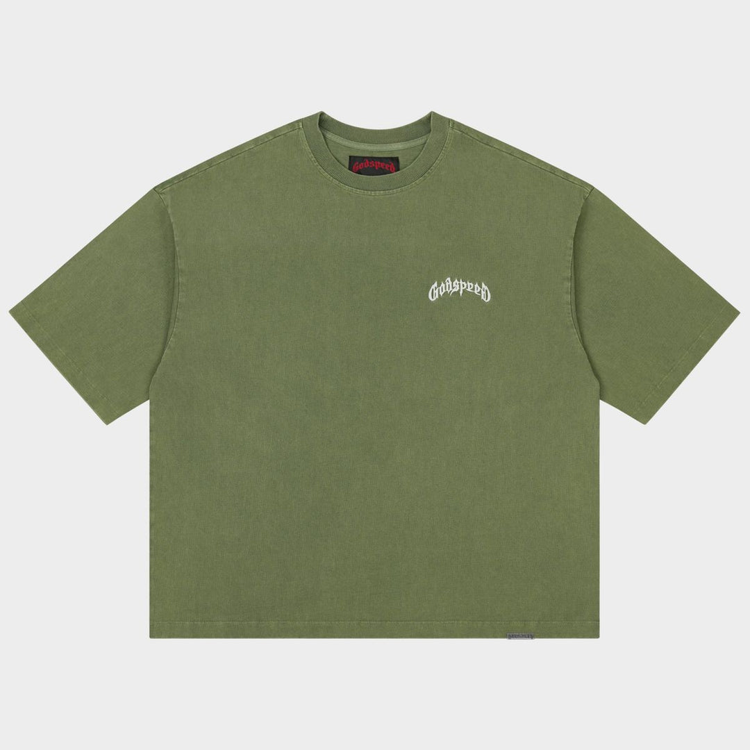 GODSPEED Vital Olive Washed Tee