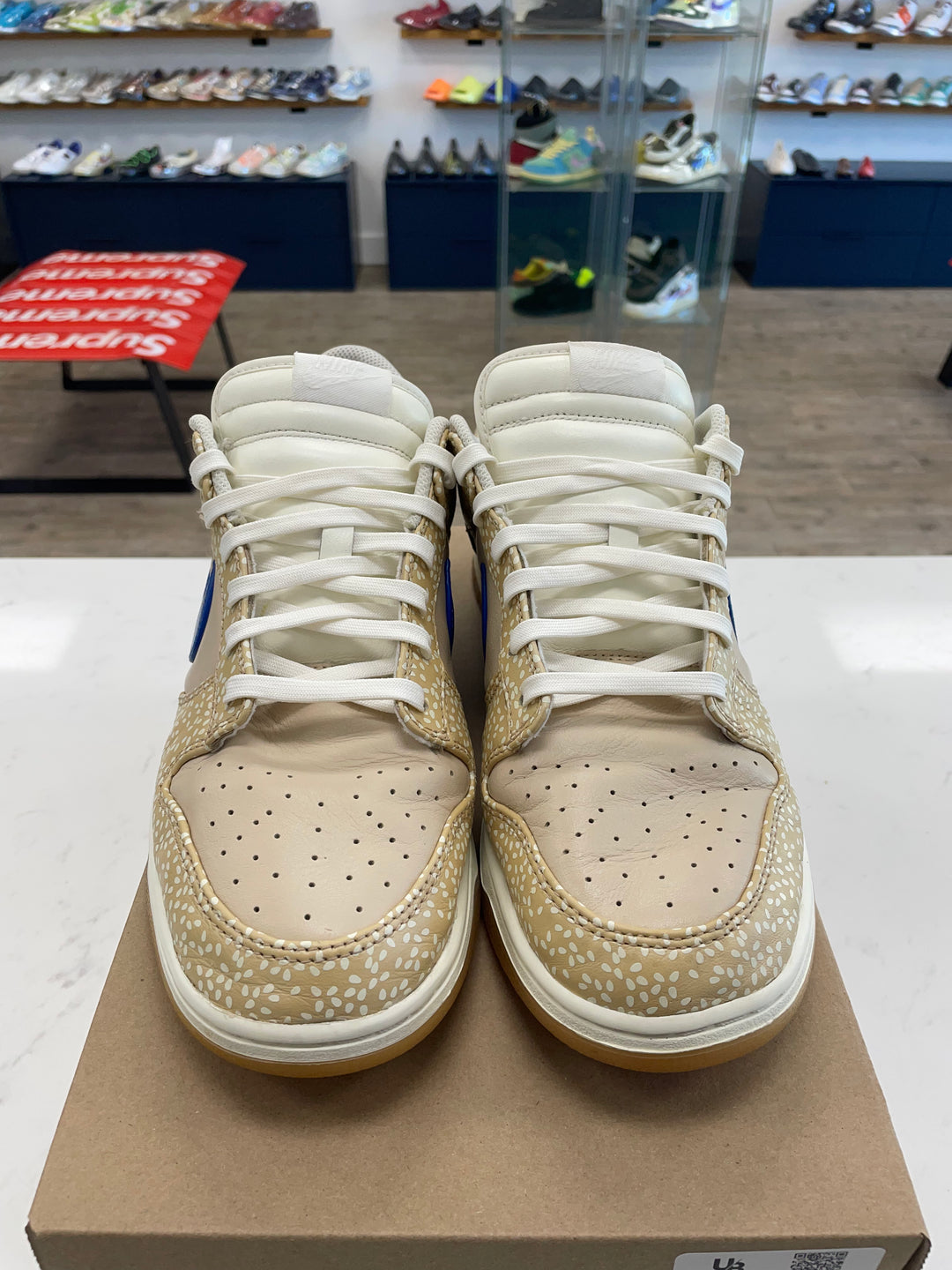 Nike Dunk Low Montreal Bagel Sesame- Worn