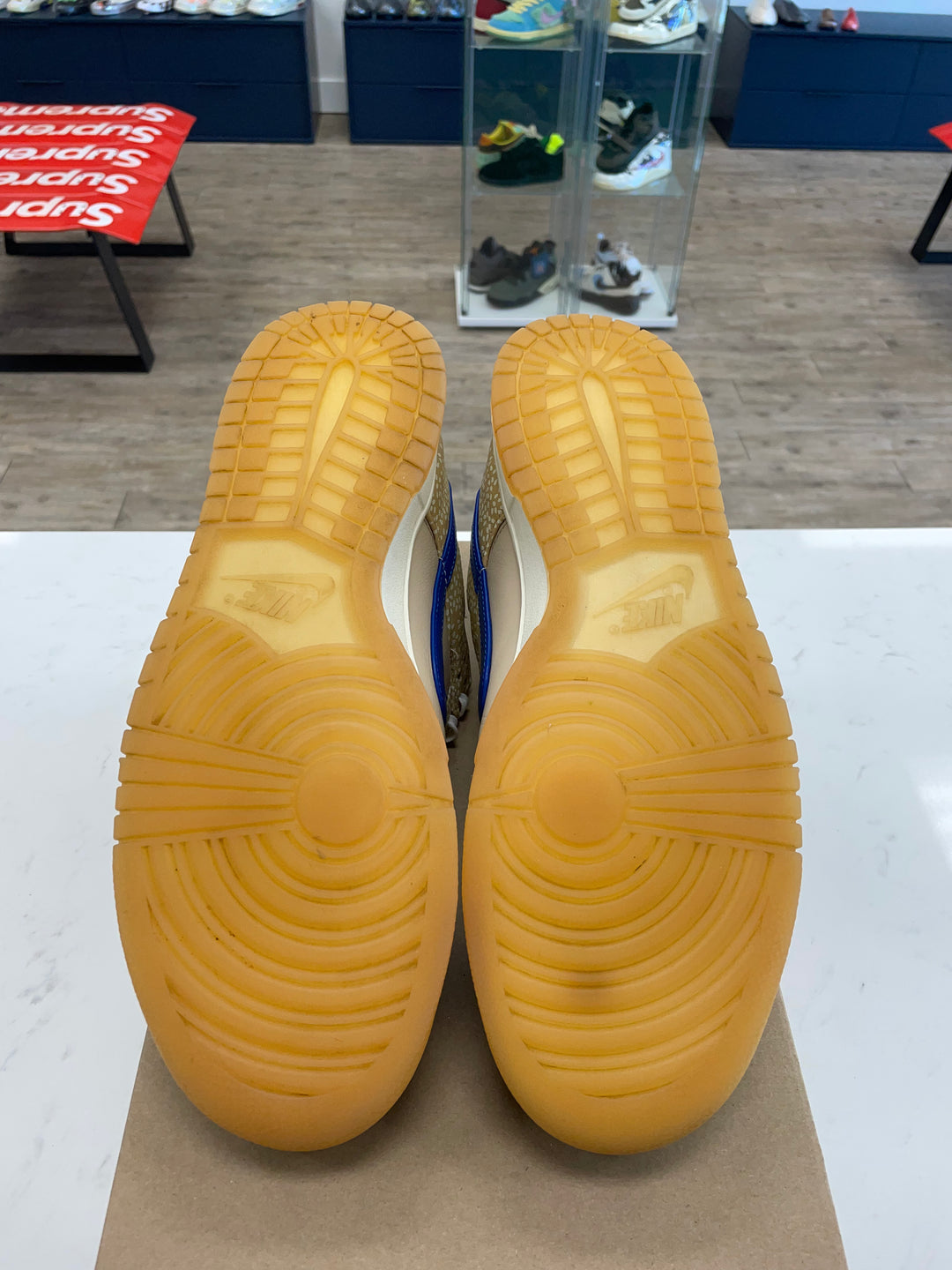 Nike Dunk Low Montreal Bagel Sesame- Worn