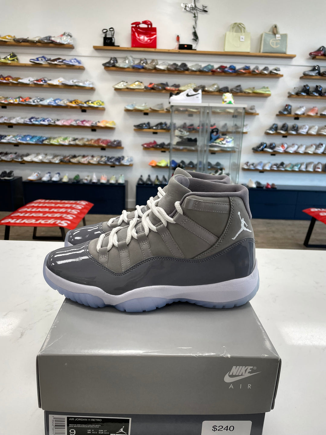 Jordan 11 Retro Cool Grey (2021)- Worn