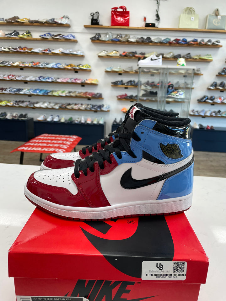 Jordan 1 Retro High Fearless Unc Chicago- Worn
