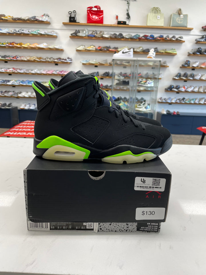 Jordan 6 Retro Electric Green- Worn