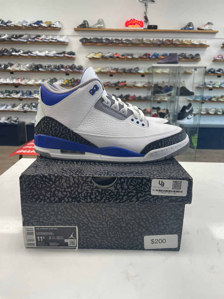 Jordan 3 Retro Racer Blue - Worn