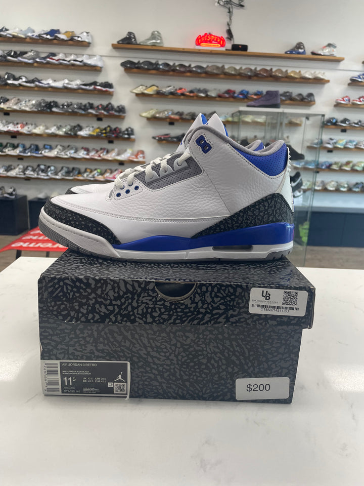 Jordan 3 Retro Racer Blue - Worn