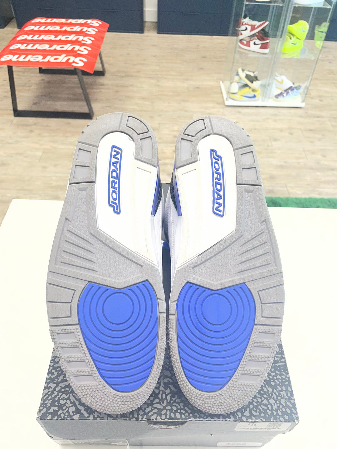 Jordan 3 Retro Racer Blue - Worn