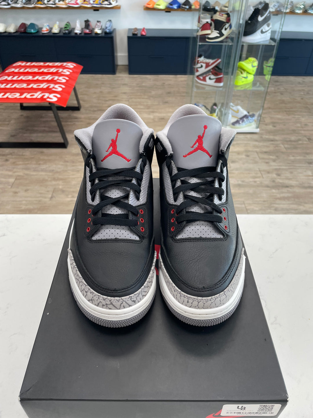 Jordan 3 Retro OG Black Cement (2024) - Worn