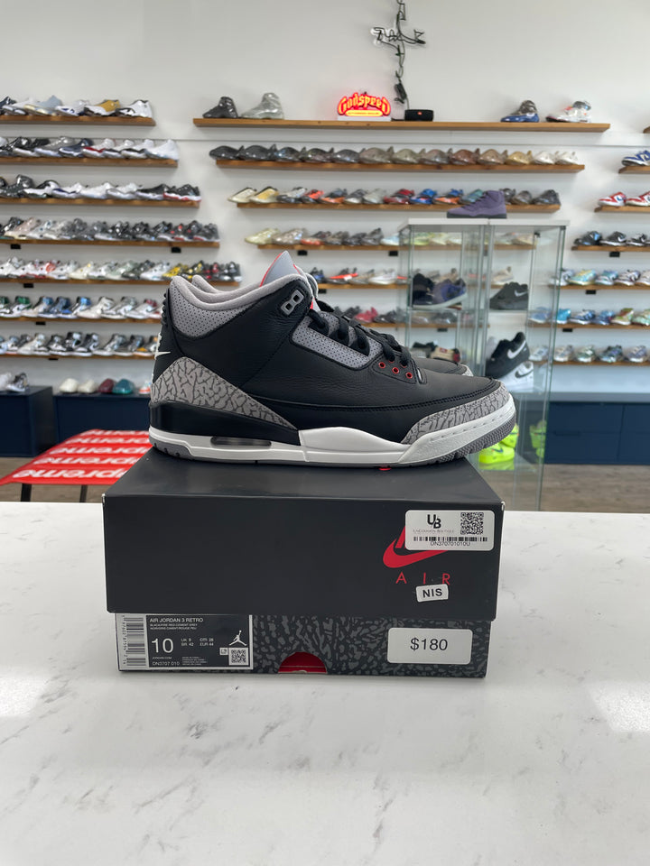 Jordan 3 Retro OG Black Cement (2024) - Worn
